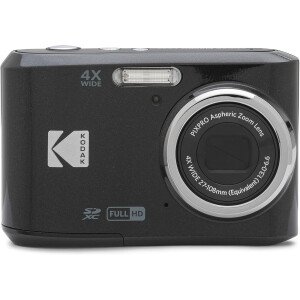 KODAK PIXPRO Friendly Zoom FZ45-BK - Cámara digital de 16 MP con zoom óptico 4X de 1.063 in de gran angular y pantalla LCD de 2.7 pulgadas (negro)