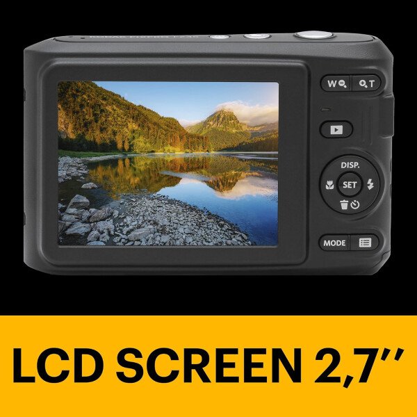 KODAK PIXPRO Friendly Zoom FZ45-BK - Cámara digital de 16 MP con zoom óptico 4X de 1.063 in de gran angular y pantalla LCD de 2.7 pulgadas (negro) - Imagen 11
