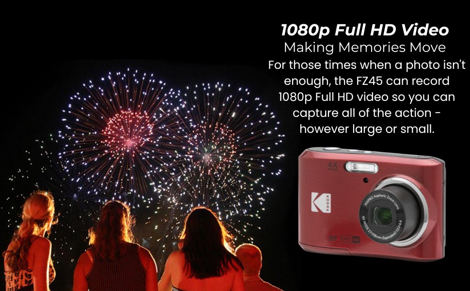 Kodak PIXPRO FZ45 1080p Full HD Video