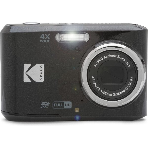KODAK PIXPRO Friendly Zoom FZ45-RD - Cámara digital de 16 MP con zoom óptico 4X, gran angular de 1.063 in y pantalla LCD de 2.7 pulgadas (rojo) - Imagen 8