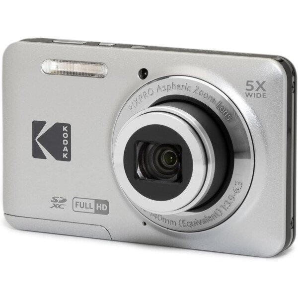 KODAK PIXPRO FZ55-RD Cámara digital de 16MP Zoom óptico 5X 1.102 in Gran angular 1080P Video Full HD 2.7" Cámara LCD Vlogging (rojo) El embalaje puede variar - Imagen 6