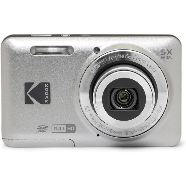 KODAK PIXPRO FZ55-RD Cámara digital de 16MP Zoom óptico 5X 1.102 in Gran angular 1080P Video Full HD 2.7" Cámara LCD Vlogging (rojo) El embalaje puede variar - Imagen 7