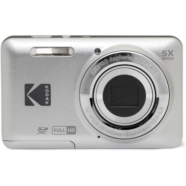 KODAK PIXPRO FZ55-RD Cámara digital de 16MP Zoom óptico 5X 1.102 in Gran angular 1080P Video Full HD 2.7" Cámara LCD Vlogging (rojo) El embalaje puede variar - Imagen 8