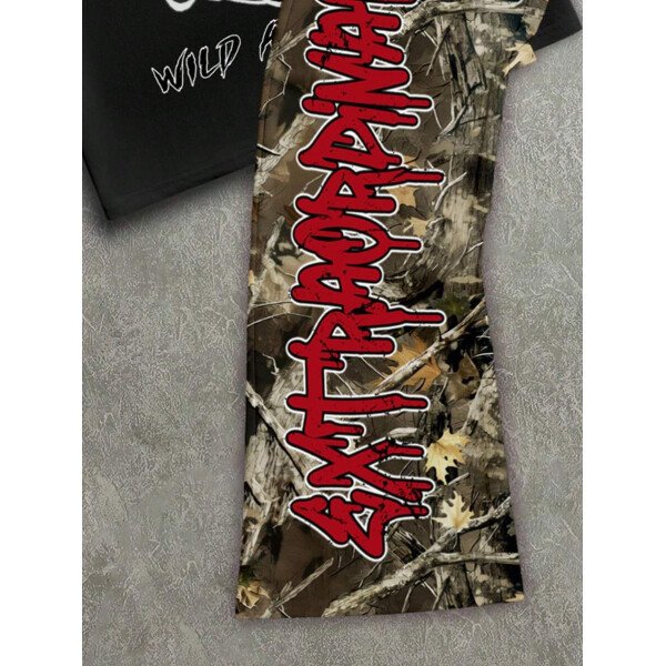 Manfinity ZONE917 Conjunto de camiseta de manga corta y pantalones con estampado de letras y personajes de dibujos animados para hombre, de corte holgado - Imagen 27