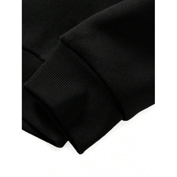 Manfinity Homme Conjunto De Sudadera Con Capucha Y Pantalón Deportivo De Hombre Con Estampado De Letras Y Corte Holgado - Image 7