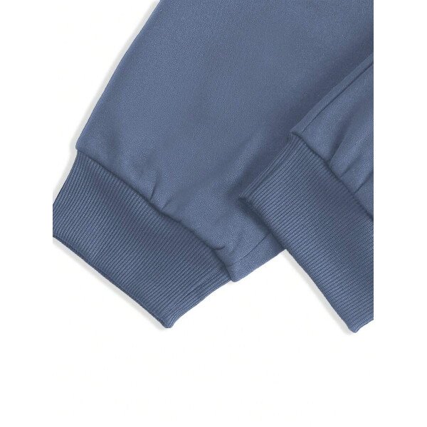 Manfinity Homme Conjunto De Sudadera Con Capucha Y Pantalón Deportivo De Hombre Con Estampado De Letras Y Corte Holgado - Image 21