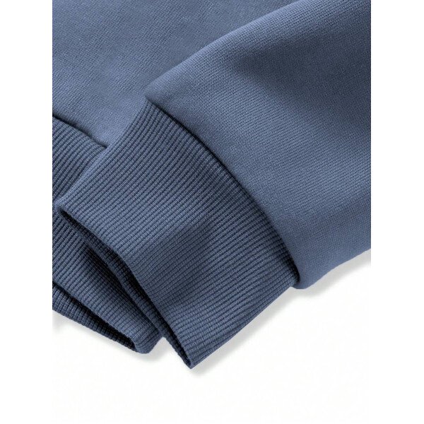 Manfinity Homme Conjunto De Sudadera Con Capucha Y Pantalón Deportivo De Hombre Con Estampado De Letras Y Corte Holgado - Image 34