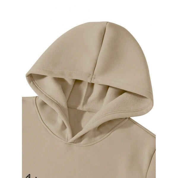 Manfinity Homme Conjunto De Sudadera Con Capucha Y Pantalón Deportivo De Hombre Con Estampado De Letras Y Corte Holgado - Image 46