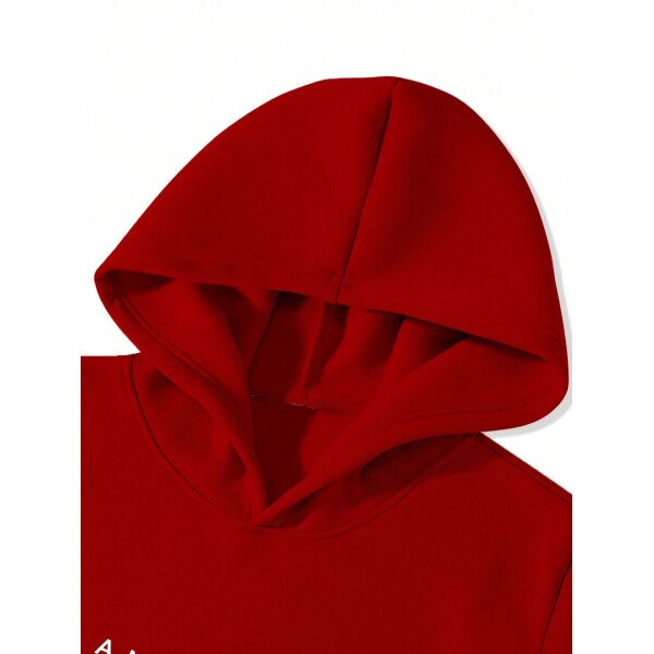 Manfinity Homme Conjunto De Sudadera Con Capucha Y Pantalón Deportivo De Hombre Con Estampado De Letras Y Corte Holgado - Image 53