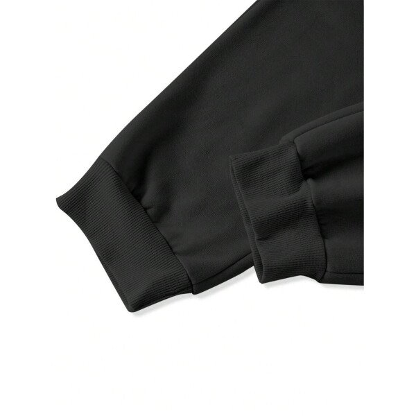 Manfinity Homme Conjunto De Sudadera Con Capucha Y Pantalón Deportivo De Hombre Con Estampado De Letras Y Corte Holgado - Image 56