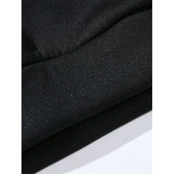 Set de 2 piezas Ropa urbana casual de hombre Y2K: sudadera con capucha y pantalón de chándal con estampado de letras, otoño - Imagen 7