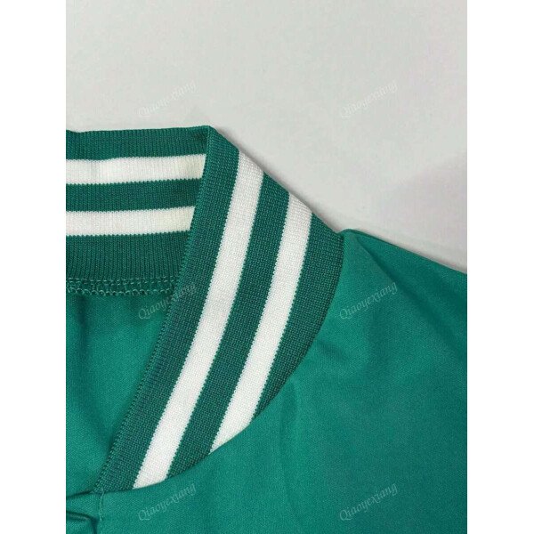 Conjunto de 2 piezas para mujer- Chaqueta deportiva de un solo pecho de unicolor y parte superior - Imagen 22