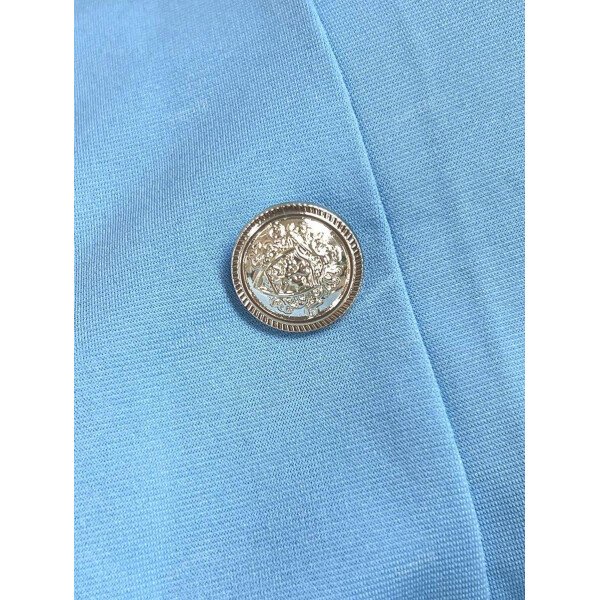 Conjunto de tres piezas para mujer con blazer de cuello chal de frente abierto, camiseta de tirantes y pantalones para un aspecto de oficina - Imagen 7