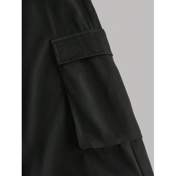 EZwear Conjunto de camiseta y pantalones deportivos informales con diseño de letras para mujer - Imagen 13