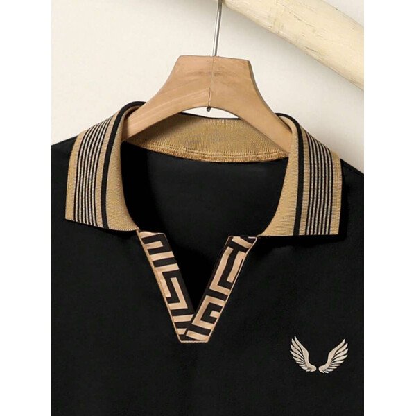 Set de 2 piezas de camisa y pantalones cortos casuales y con estilo retro con estampado floral para niños, adecuado para salidas diarias de primavera y verano - Image 4