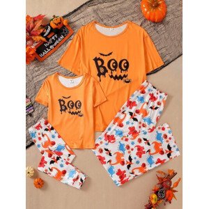 Set de pijama casual de 2 piezas para hombres con estampado de koala de dibujos animados en la parte superior de manga corta y pantalones