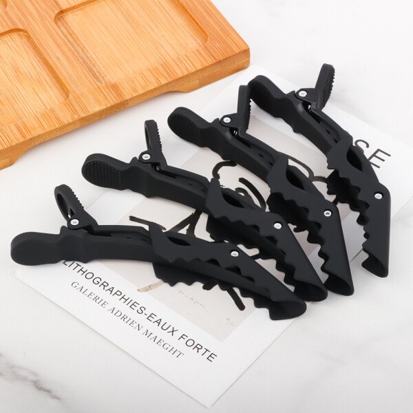 6pcs/lot Hair Clip Hairdressing Clamps Claw Section Alligator Clips Barber For Salon Styling Hair Accessories Hairpin For Women - Imagen 2