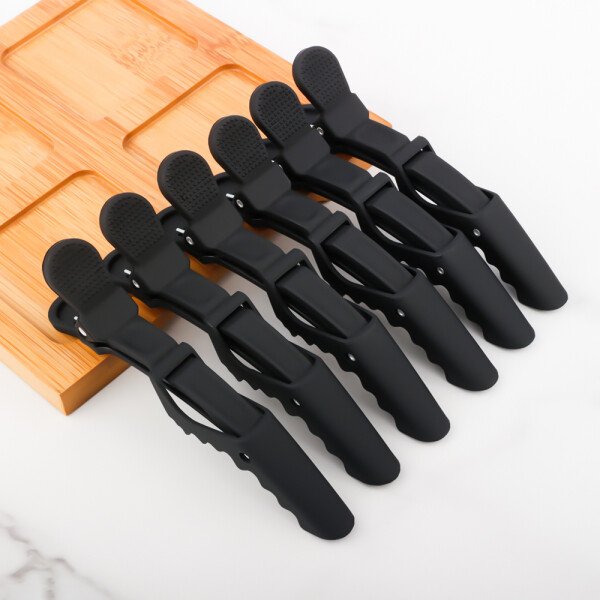 6pcs/lot Hair Clip Hairdressing Clamps Claw Section Alligator Clips Barber For Salon Styling Hair Accessories Hairpin For Women - Imagen 7