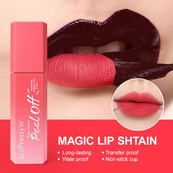 JoyPrettyin Peel Off Lip Stain Long Lasting Lipstick Waterproof Lip Mask Adjusts Lip Color Makeup Lip Care