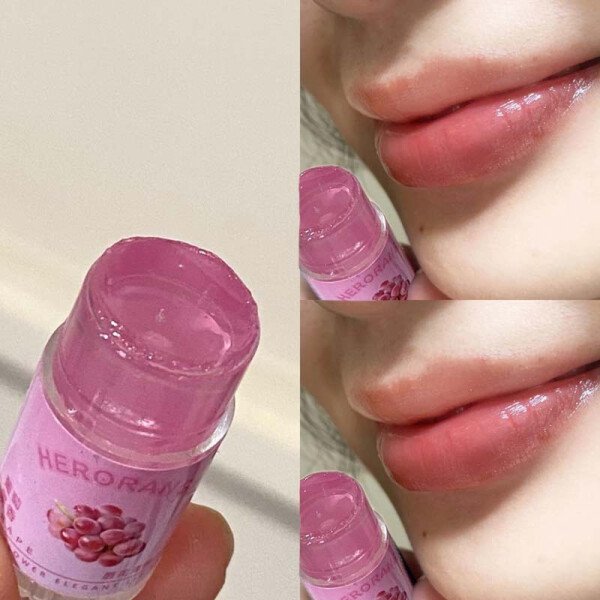 Jasmine Flower Hydrating Lip Balm Coconut Grape Apple Fruity Fresh Moisturizing Cream Anti Dryness Nourish Lip Care Jelly Gel - Imagen 7