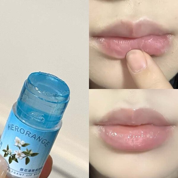 Jasmine Flower Hydrating Lip Balm Coconut Grape Apple Fruity Fresh Moisturizing Cream Anti Dryness Nourish Lip Care Jelly Gel - Imagen 8