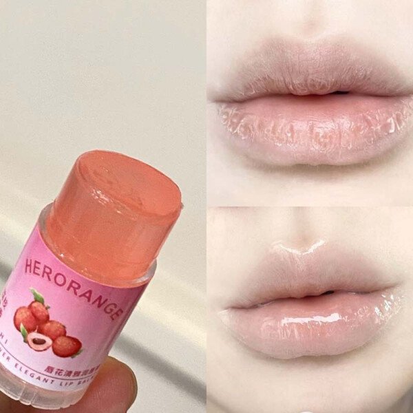 Jasmine Flower Hydrating Lip Balm Coconut Grape Apple Fruity Fresh Moisturizing Cream Anti Dryness Nourish Lip Care Jelly Gel - Imagen 12