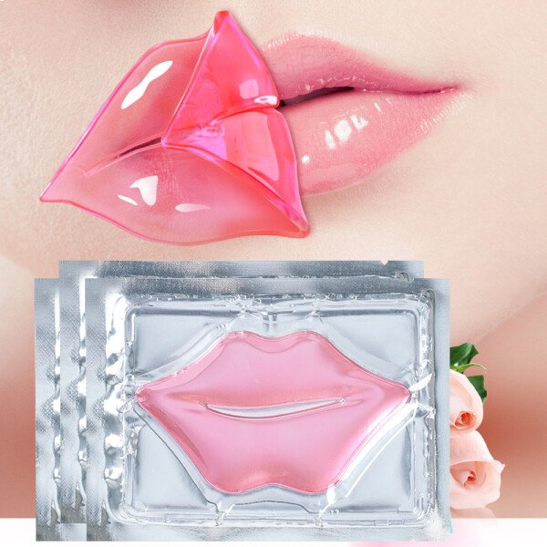 30PCS Collagen Crystal Lip Mask Gel Patches Moisturizing Hydrating Repair Lines Lips Plumper Pad Lip Care Enhancement Lip Mask - Imagen 3