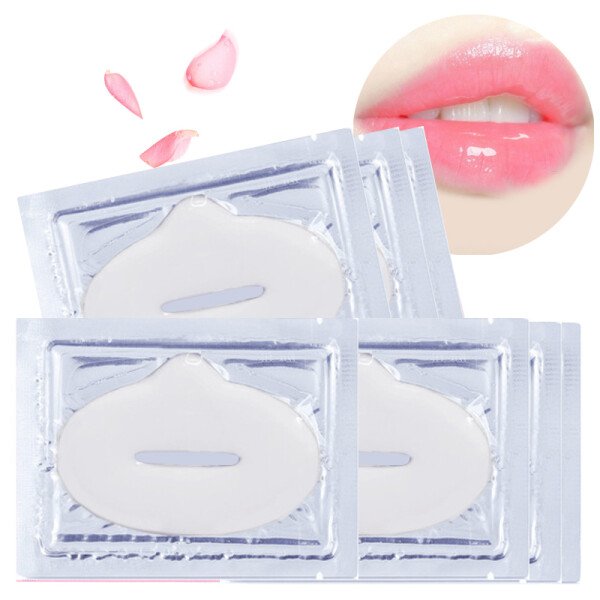30PCS Collagen Crystal Lip Mask Gel Patches Moisturizing Hydrating Repair Lines Lips Plumper Pad Lip Care Enhancement Lip Mask - Imagen 4