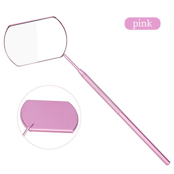 Eyelash Mirror Grafting Lash Magnifying Beauty Long Handle For Checking False Lashes Extension Makeup Tools Mirror Supplier - Imagen 9