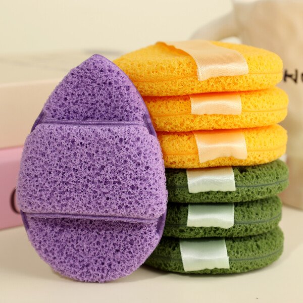 1-3pcs Exfoliating Face Wash Cleansing Sponge Blackhead Removal Makeup Remover Foam Puff Tool Deep Clean Pore Cleaner Skincare - Imagen 6