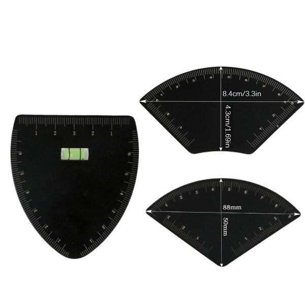 Stainless Steel Fast Drawing Eyebrow Design Ruler Microblading Mapping Tool for Shaping Permanent Makeup Tattoo Drawing Guide - Imagen 6