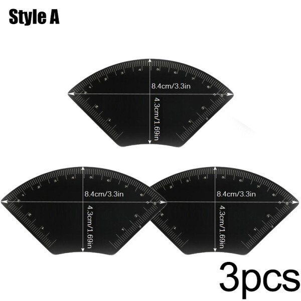 Stainless Steel Fast Drawing Eyebrow Design Ruler Microblading Mapping Tool for Shaping Permanent Makeup Tattoo Drawing Guide - Imagen 8