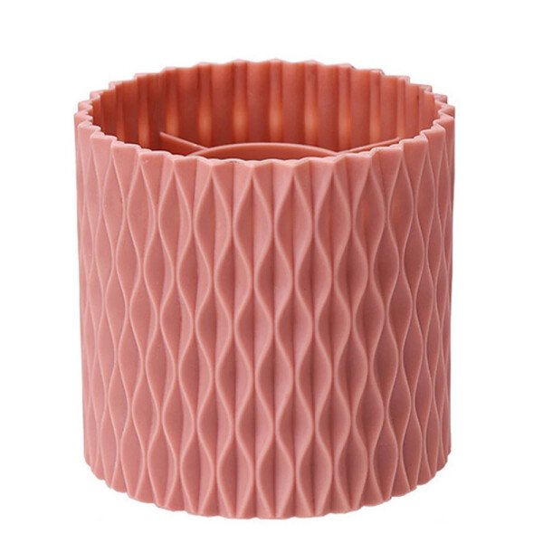 360 Rotation Large Capacity Makeup Brush Bucket Lipstick Eyebrow Pencil Eye Shadow Brush Storage Cartridge Portable Brush Storag - Imagen 10