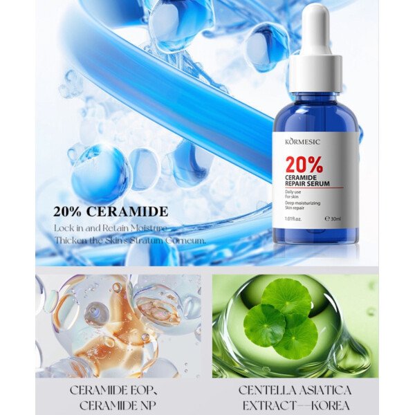 AHA Rejuvenation Niacinamide Brightening Face Serum Hexapeptide Ceramide Panthenol Essence Anti Wrinkle Nourishing Skin Care - Imagen 5