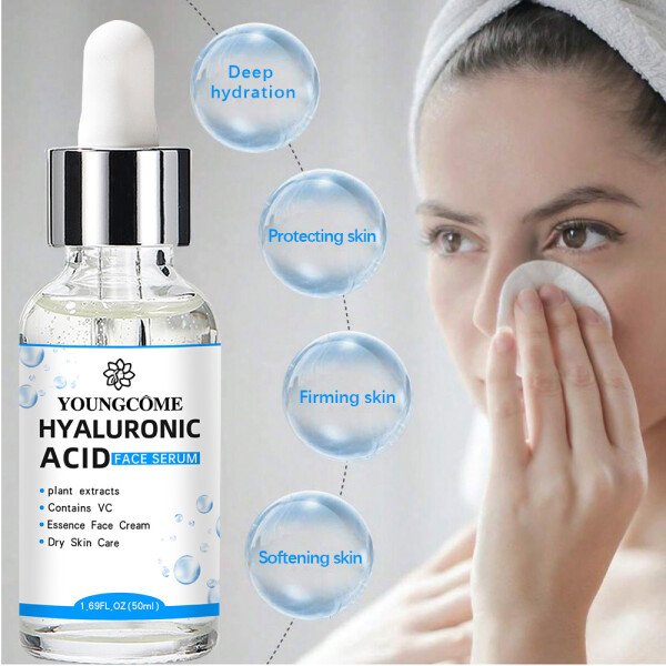 Hyaluronic Acid Facial Essence Deep Moisturizing Facial Skin Essence Korean Skin Care Products - Imagen 3