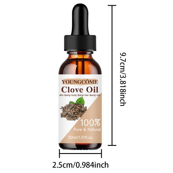 Clove essential oil helps keep skin hydrated and improves skin elasticity shine facial care Moisturizing Repair Anti-aging - Imagen 7