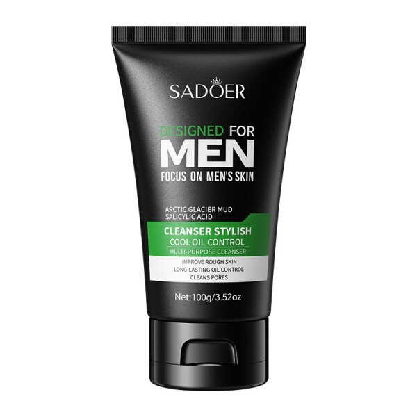 Deep Cleansing Men Facial Cleanser Oil Control Moisturizing Blackhead Remove Dark Spots Pores Acne Mark Refining Face Wash 100g - Imagen 7