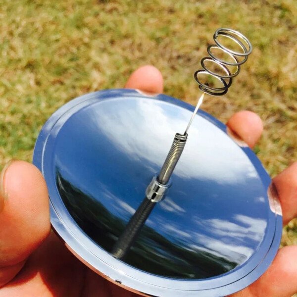 Outdoor Portable Solar Lighter Waterproof Windproof Fire Starter Hiking Emergency Tools Camping Survival Equipment, Starter - Image 2