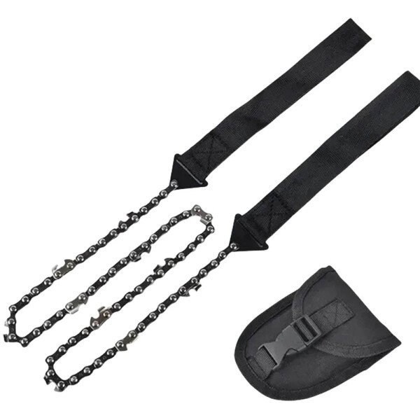 1pc Portable Survival Chain Saw Chainsaws Emergency Camping Hiking Tool Pocket Hand Tool Pouch Outdoor Pocket Chain Saw - Image 7