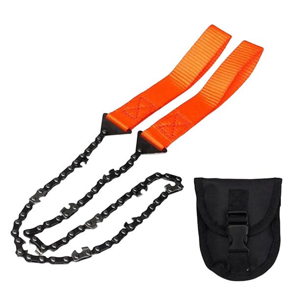 1pc Portable Survival Chain Saw Chainsaws Emergency Camping Hiking Tool Pocket Hand Tool Pouch Outdoor Pocket Chain Saw - Image 8