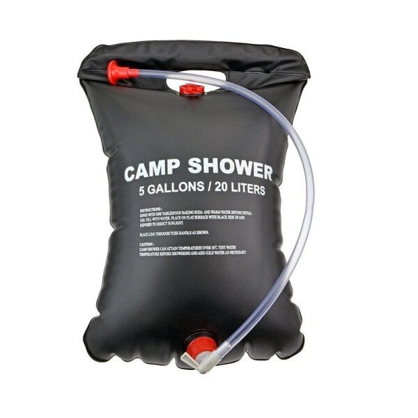 20L Portable Camping Shower Bag Outdoor Travel Hiking BBQ Cycling Beach Swimming Solar Heated Bathing Water Bag - Imagen 4