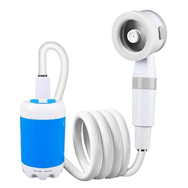 Outdoor Electric Shower Portable Shower Pump Rechargeable Waterproof Sprinkler Shower Head for Camping Travel Pet Watering - Imagen 7