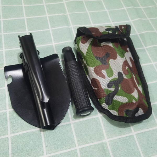 Engineer Shovel Military Shovel Outdoor Multifunctional Folding Camping Shovel Garden Hoe Digging Tool Kit Fishing Shovel - Imagen 5