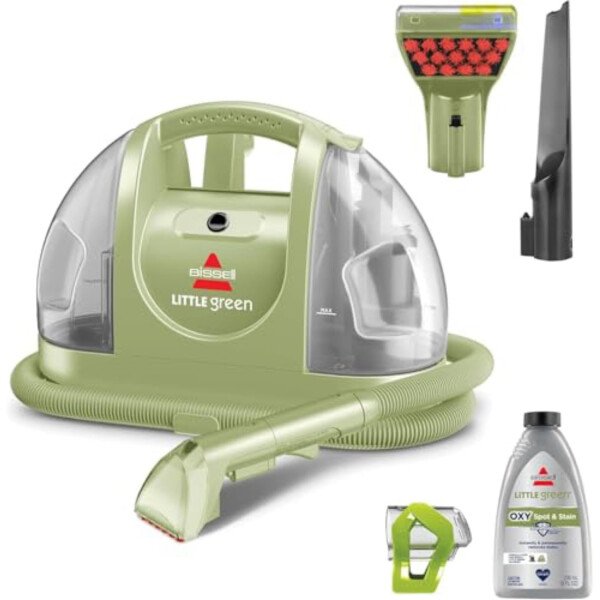 BISSELL Little Green - Limpiador portátil multiusos de alfombras y tapicería, 1400B