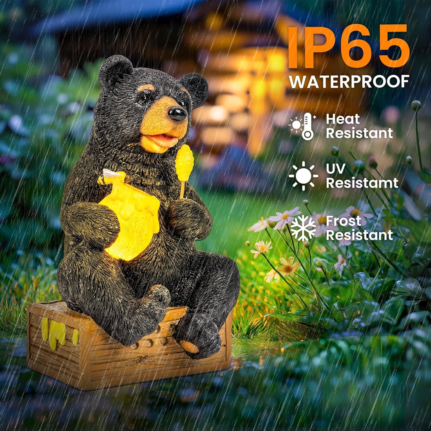 GIGALUMI Decoración solar para jardín, estatuas de elefante de riego al aire libre, regalos de cumpleaños para mujeres, mamá, abuela, anciano, adorno de elefante para balcón, jardín, patio, césped - Imagen 23