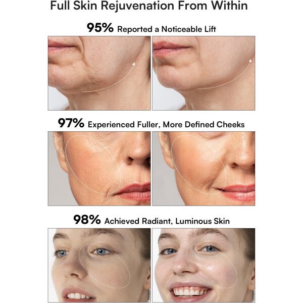 INIA Dispositivo facial de microcorriente, masajeador facial 3 en 1, terapia de luz roja para cara y cuello, dispositivo de brillo de verdadera belleza eficaz para arrugas e hinchazón - Imagen 12