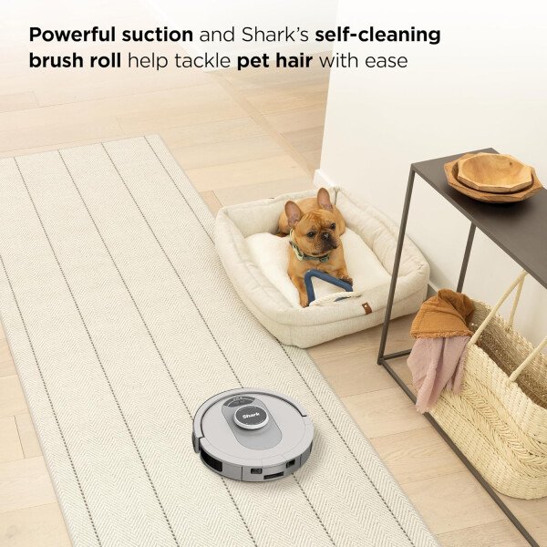 Shark AV2501S AI Ultra Robot Aspiradora, con Matrix Clean, mapeo del hogar, capacidad de 30 días, HEPA sin bolsa, base autovacia, perfecta para pelo de mascotas, Wifi, gris oscuro - Image 18
