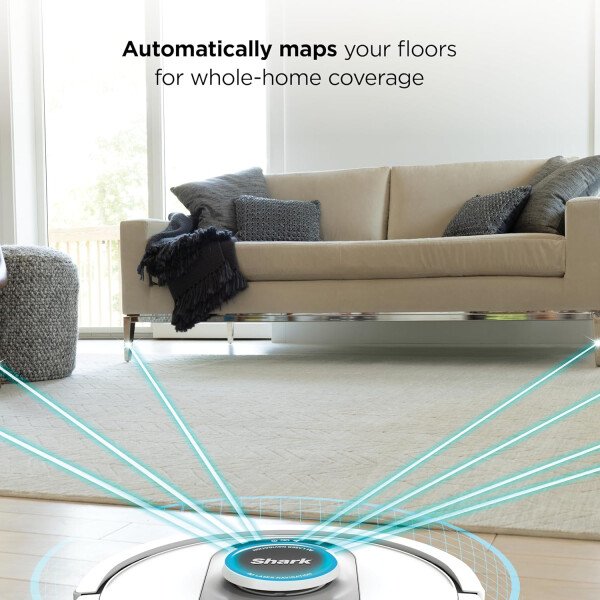 Shark AV2501S AI Ultra Robot Aspiradora, con Matrix Clean, mapeo del hogar, capacidad de 30 días, HEPA sin bolsa, base autovacia, perfecta para pelo de mascotas, Wifi, gris oscuro - Image 19