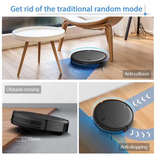 ONSON Robot Aspirador, Robot Aspirador y Combinación de Trapeador con WIFI/Alexa para Pelo de Mascotas y Suelos Duros - Image 13