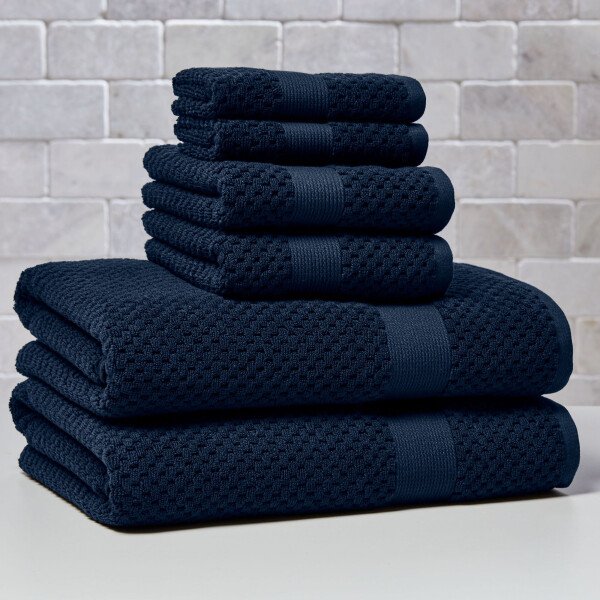 Better Homes & Gardens Signature Soft Juego de Toallas de 6 Piezas con Textura de Palomitas de Maíz, Tortuga Marina - Imagen 20